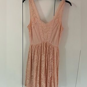 Maurice’s pink lace midi dress. Size S